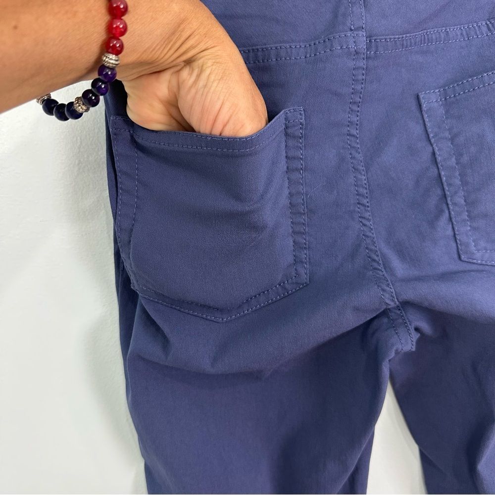 Soft Surroundings Blue Pull On Stretch Pants Ankle Style 3AC10 Size Petite XS - Picture 6 of 12